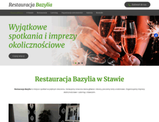 restauracja-bazylia.com screenshot