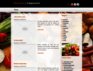 restauracja-cappuccino.pl screenshot