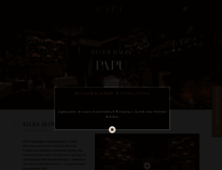 restauracjapapu.pl screenshot
