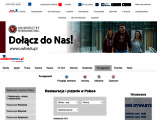 restauracje.studentnews.pl screenshot