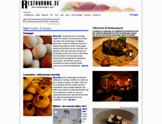 restaurang.se screenshot