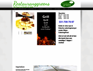 restauranggreens.se screenshot