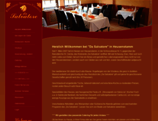 restaurant-dasalvatore.de screenshot