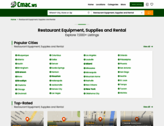 restaurant-equipment-rental-stores.cmac.ws screenshot