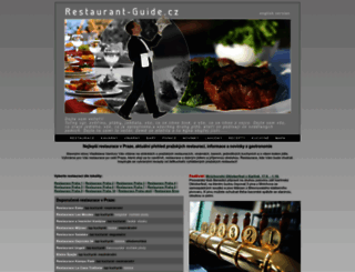restaurant-guide.cz screenshot