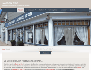 restaurant-lacroixdor.fr screenshot