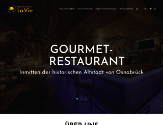 restaurant-lavie.de screenshot