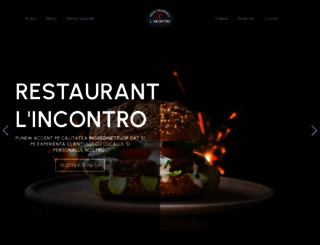 restaurant-lincontro.ro screenshot