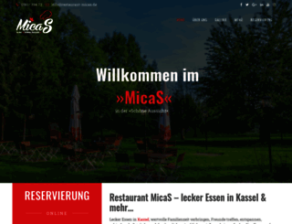 restaurant-micas.de screenshot