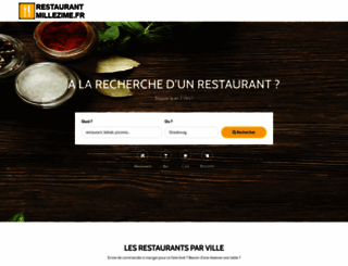 restaurant-millezime.fr screenshot