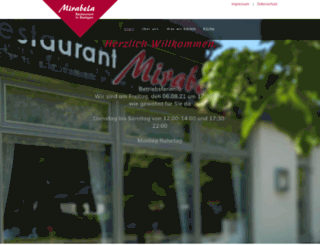 restaurant-mirabela.de screenshot