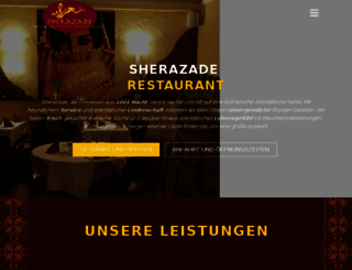 restaurant-sherazade.de screenshot