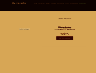 restaurant-westminster.de screenshot