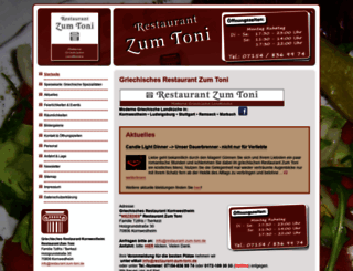 restaurant-zum-toni.de screenshot