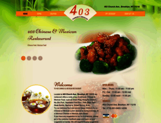 restaurant403.com screenshot