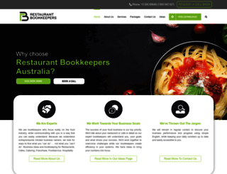 restaurantbookkeepers.com.au screenshot