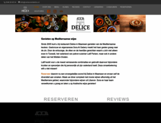 restaurantdelice.nl screenshot