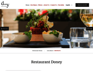 restaurantdoney.com screenshot