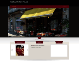 restaurantdupalais.com screenshot