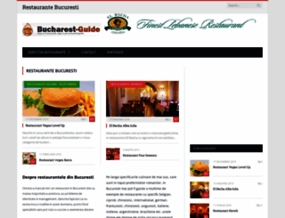 restaurante.bucharest-guide.ro screenshot