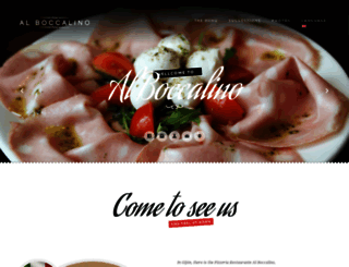 restaurantealboccalino.com screenshot