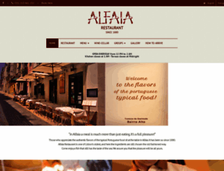 restaurantealfaia.com screenshot