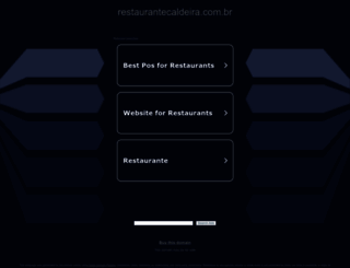 restaurantecaldeira.com.br screenshot