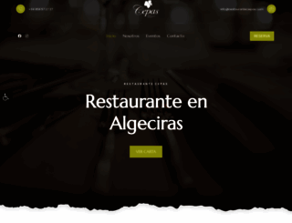 restaurantecepas.com screenshot