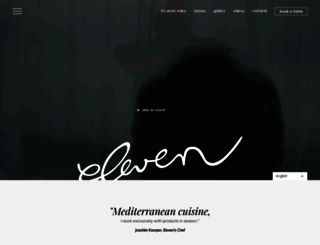 restauranteleven.com screenshot
