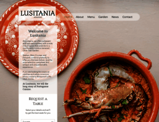 restaurantelusitania.co.uk screenshot