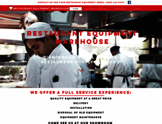 restaurantequipwarehouse.com screenshot
