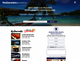 restaurantesbarcelona.com screenshot