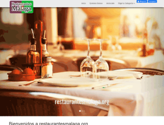 restaurantesmalaga.org screenshot