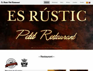 restaurantesrustic.com screenshot