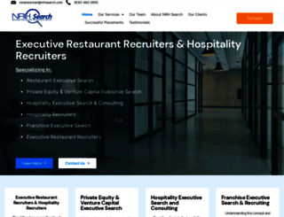 restaurantheadhunter.com screenshot