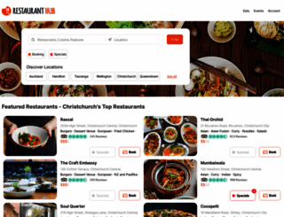 restauranthub.co.nz screenshot