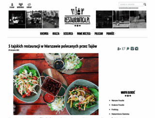 restaurantica.pl screenshot
