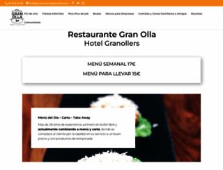 restaurantlagranolla.com screenshot