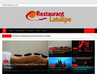 restaurantlatulipe.com screenshot