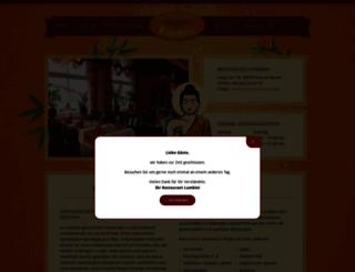 restaurantlumbini.de screenshot