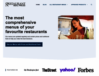 restaurantmealprices.com screenshot