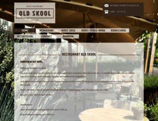restaurantoldskool.nl screenshot