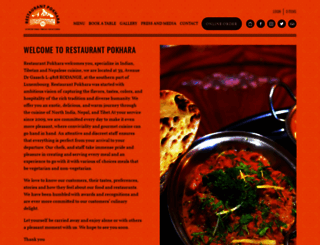 restaurantpokhara.com screenshot