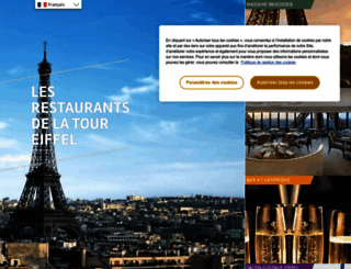 restaurants-toureiffel.com screenshot