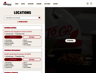 restaurants.applebees.com screenshot