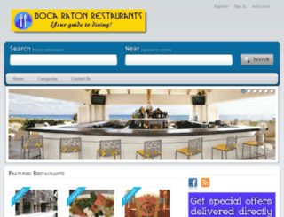 restaurantsinbocaraton.net screenshot