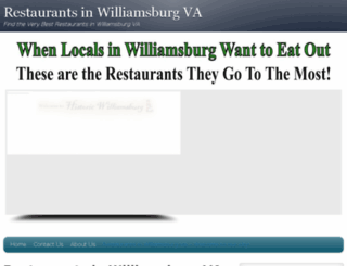 restaurantsinwilliamsburgva.com screenshot