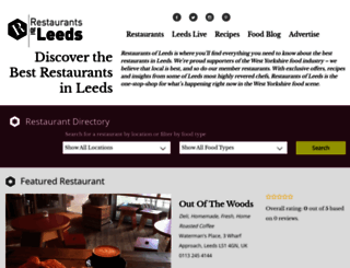 restaurantsofleeds.co.uk screenshot