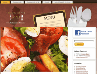 restaurantsofnj.com screenshot
