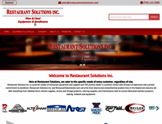 restaurantsolutionsinc.com screenshot